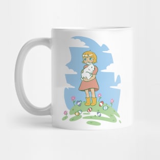 Kid Bunny Easter   P R t shirt Mug